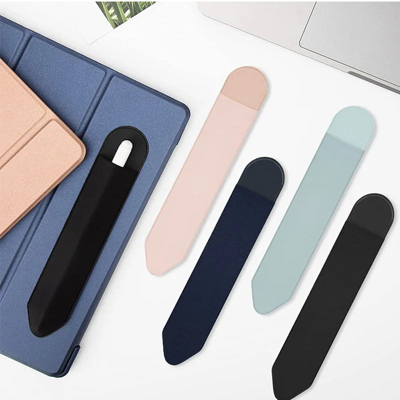 4-in-1 Pack Universal Stylus Holder – Self Adhesive Pencil Sleeve Pouch for Apple Pencil 1 & 2, iPad Pen Case