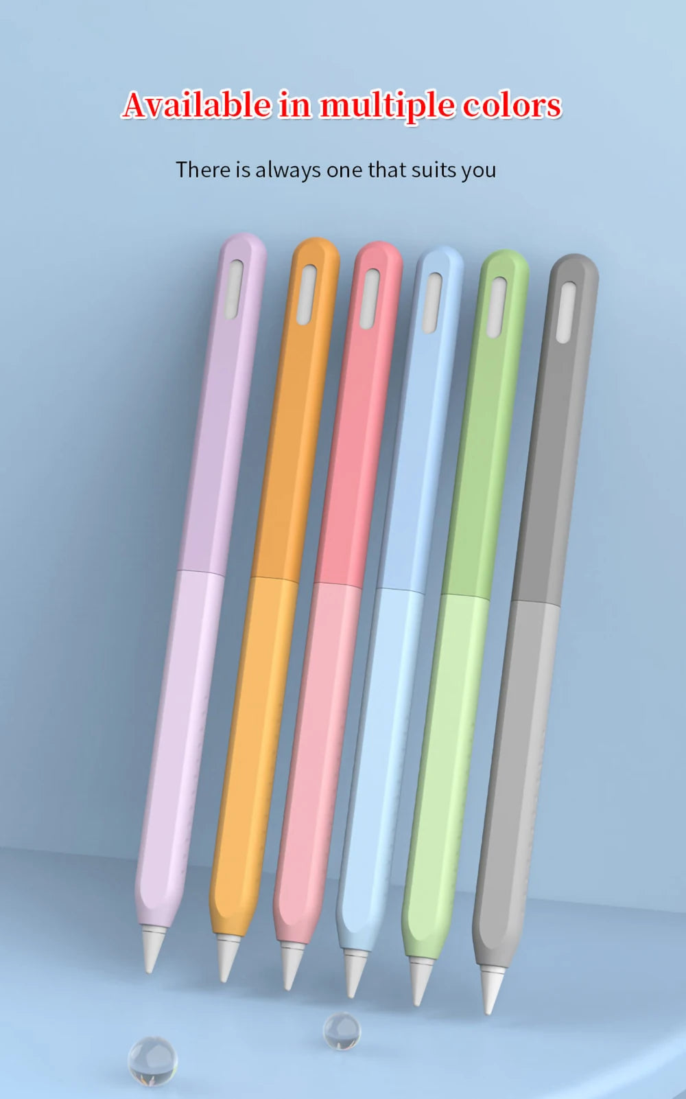 Liquid Silicone Case for Apple Pencil 2.0 Pro Stylus Protective Cover Pencil 2nd Gen Case Pencil2.0 DoesNot Affect Charge