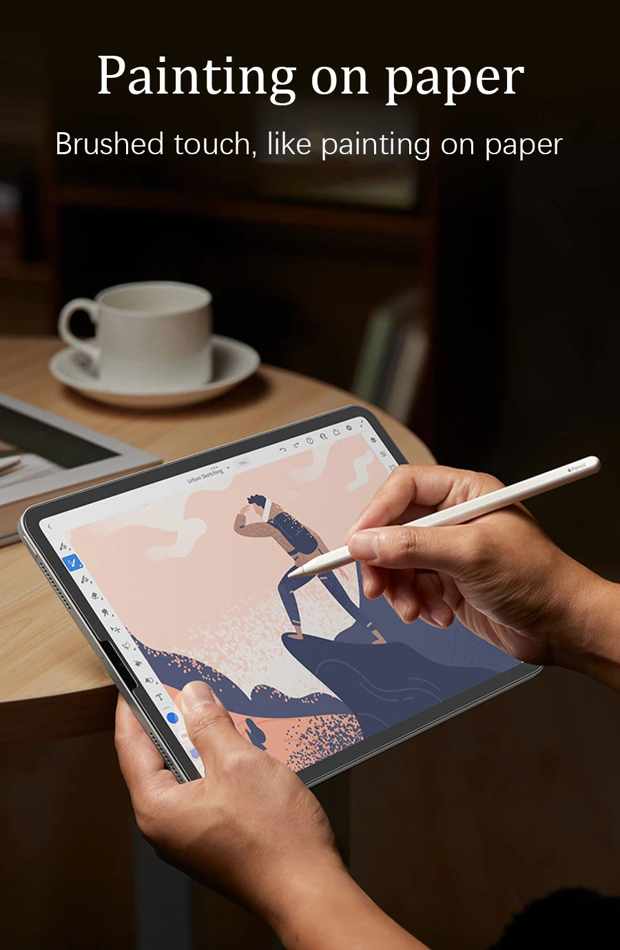 Matte Screen Protector for iPad Air 5/4/3/2 & Pro 11/12.9 – Paperlike Film for Writing & Drawing