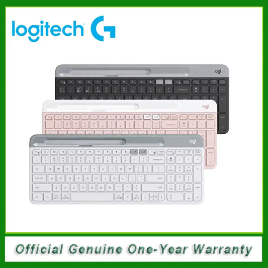 Logitech K580 Wireless Keyboard Portable Thin Light Multi-device Office Keyboard For PC Tablet Laptop Ipad Office Computer