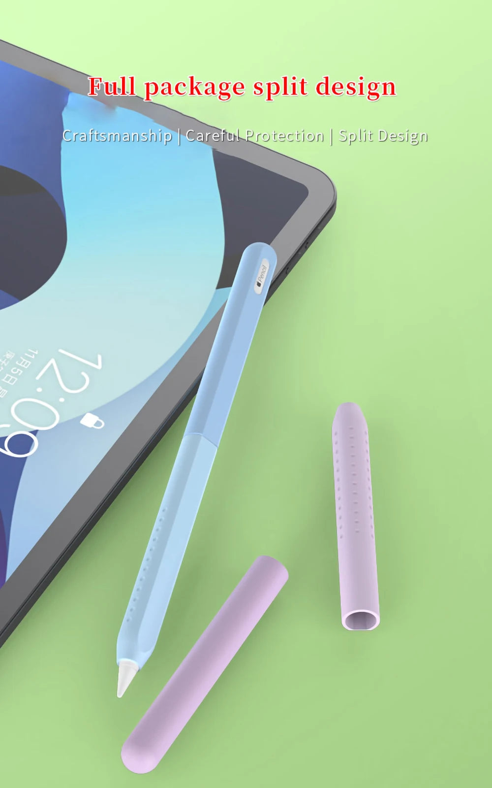 Liquid Silicone Case for Apple Pencil 2.0 Pro Stylus Protective Cover Pencil 2nd Gen Case Pencil2.0 DoesNot Affect Charge