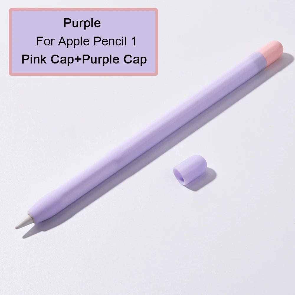 Apple Pencil 1st & 2nd Generation Case – Ultra Thin Soft Silicone Protective Cover Sleeve
