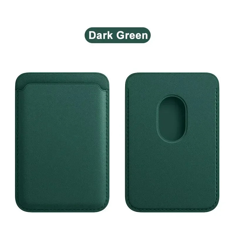 Magnetic Leather Wallet Case for iPhone 15/14/13/12 Pro Max – Card Holder Protective Cover