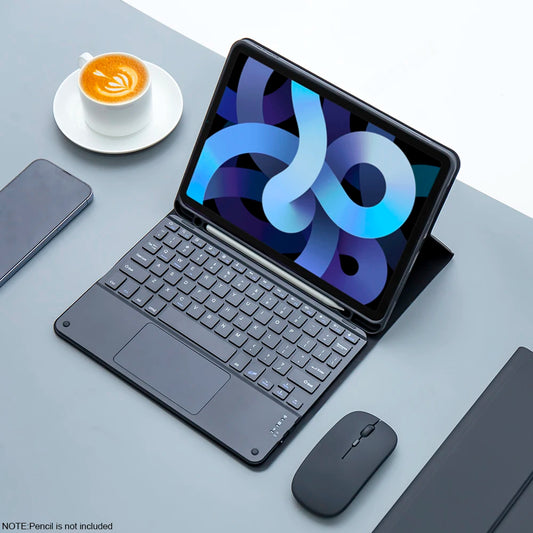 iPad Keyboard Case with Wireless Mouse – Magic Keyboard Cover for iPad 9th/10th Gen, 7th/8th, Pro 11 M4, Air M3/5/4