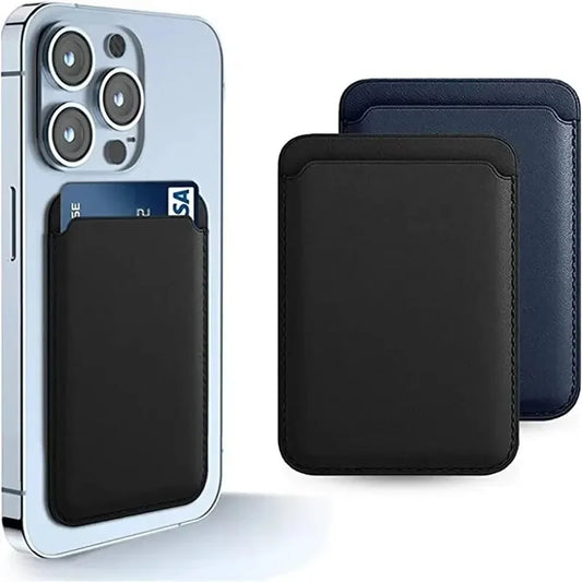 Magnetic Leather Wallet Case for iPhone 15/14/13/12 Pro Max – Card Holder Protective Cover