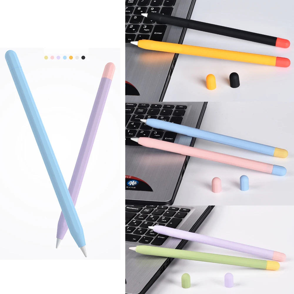 Apple Pencil 1st & 2nd Generation Case – Ultra Thin Soft Silicone Protective Cover Sleeve