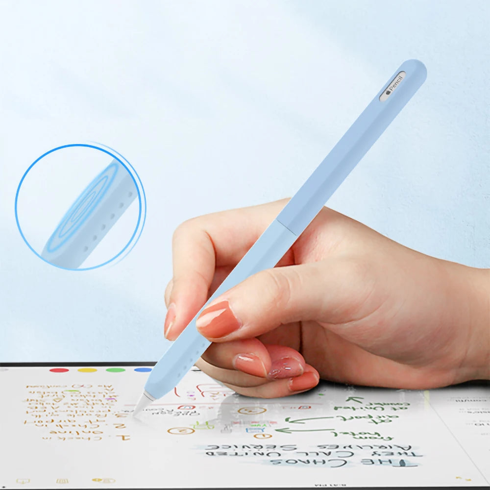 Liquid Silicone Case for Apple Pencil 2.0 Pro Stylus Protective Cover Pencil 2nd Gen Case Pencil2.0 DoesNot Affect Charge