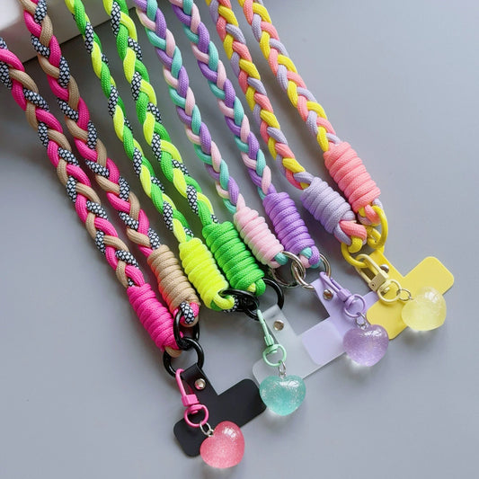 Creative Cartoon Universal Phone Lanyard - Long Crossbody Rope with Cartoon Decorative Pendant, Accessory