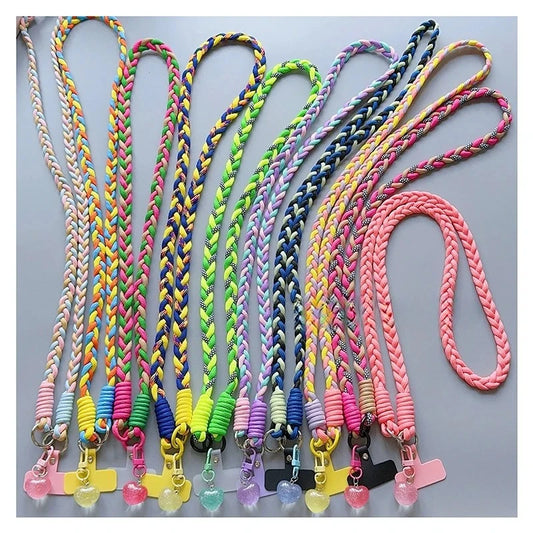 Creative Cartoon Universal Phone Lanyard - Long Crossbody Rope with Cartoon Decorative Pendant, Accessory