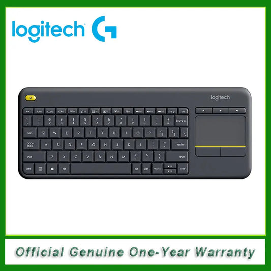 Logitech K400Plus Wireless Keyboard with Touch Panel Android Smart TV PC Laptop Office Keyboard Original binding