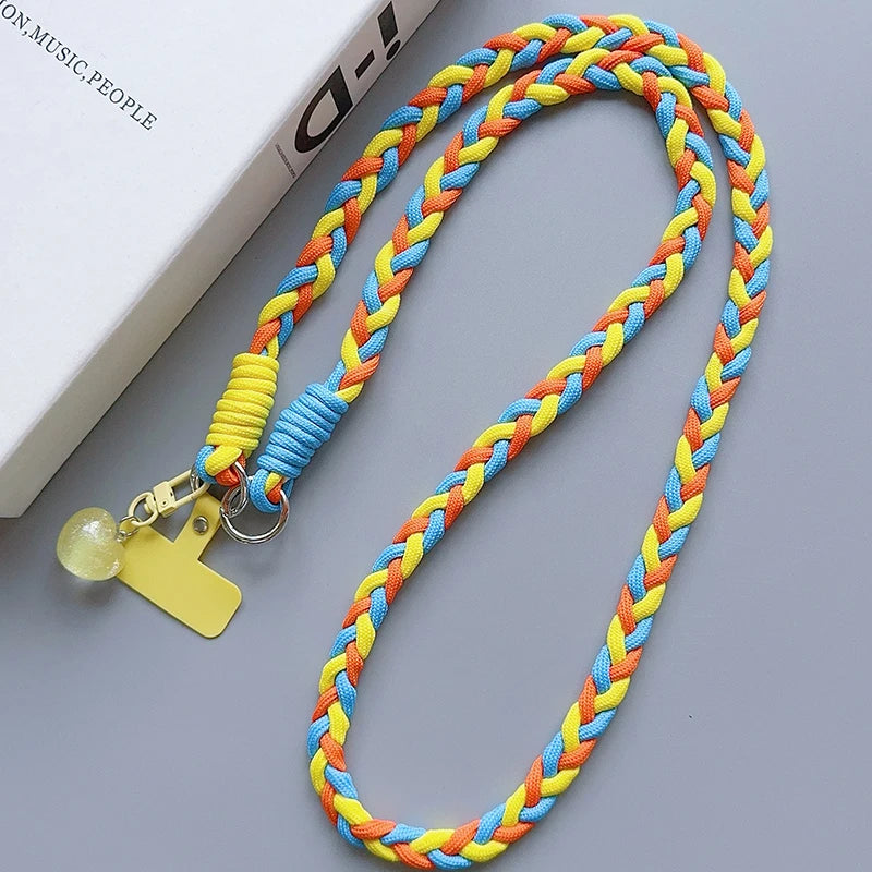 Creative Cartoon Universal Phone Lanyard - Long Crossbody Rope with Cartoon Decorative Pendant, Accessory