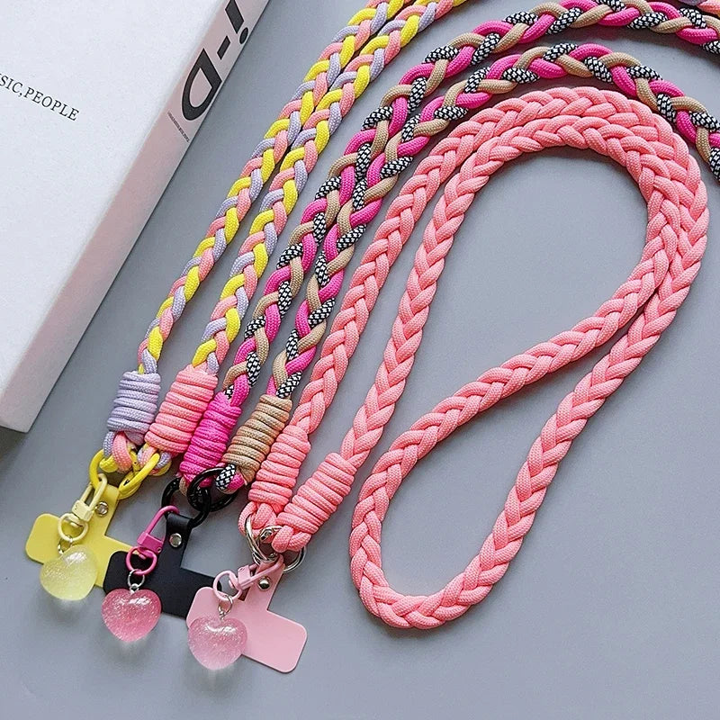Creative Cartoon Universal Phone Lanyard - Long Crossbody Rope with Cartoon Decorative Pendant, Accessory