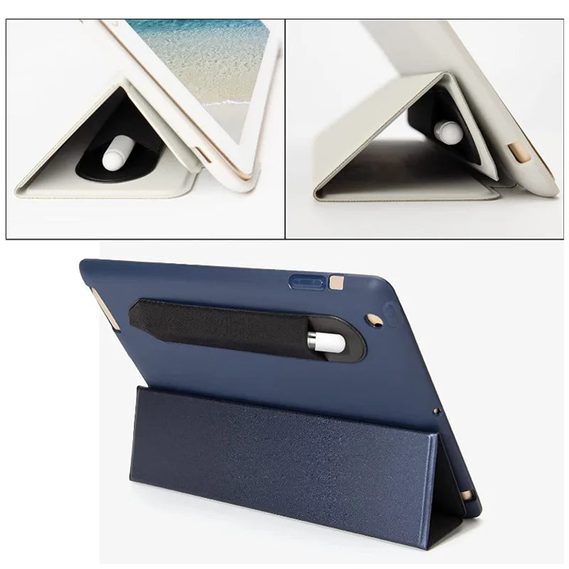 4-in-1 Pack Universal Stylus Holder – Self Adhesive Pencil Sleeve Pouch for Apple Pencil 1 & 2, iPad Pen Case