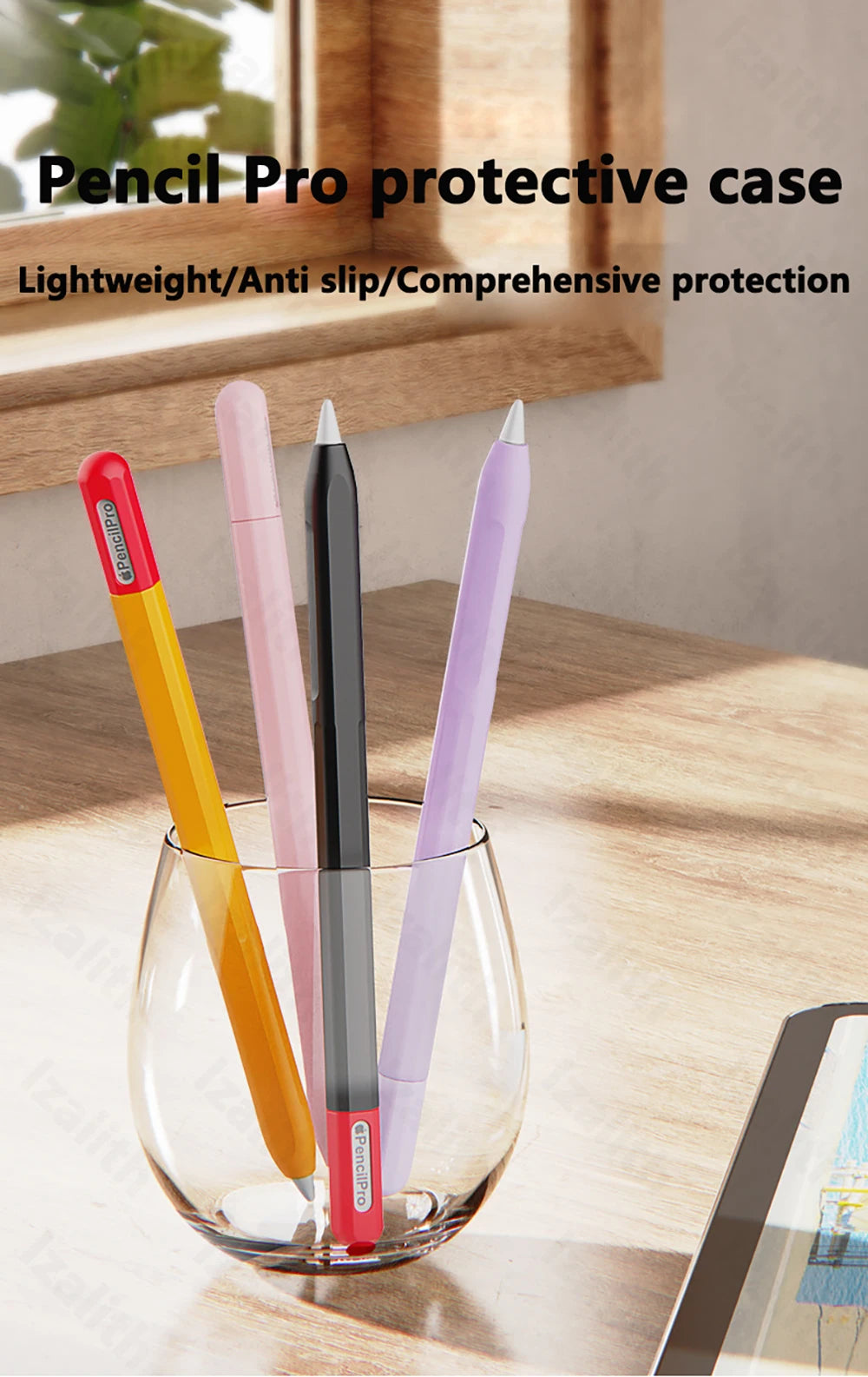 Apple Pencil Pro Case – Ultra Thin Soft Silicone Protective Cover for iPad Pencil Pro