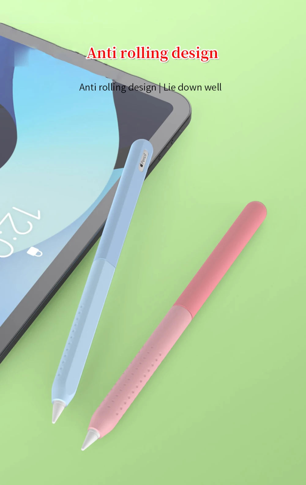 Liquid Silicone Case for Apple Pencil 2.0 Pro Stylus Protective Cover Pencil 2nd Gen Case Pencil2.0 DoesNot Affect Charge
