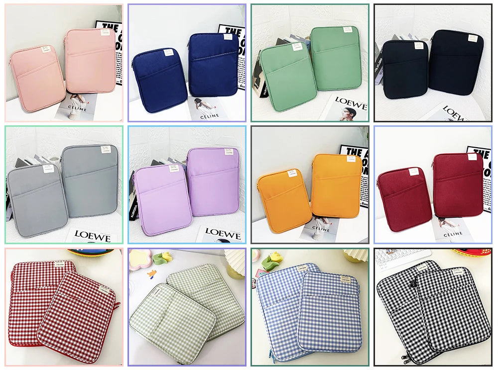 Tablet Handbag Case 9-11inch For iPad Air 4 5 Pro 11 Mini 5 6 iPad Case For XiaoMi 5 Samsung Huawei Lenovo Shockproof Pouch Bags