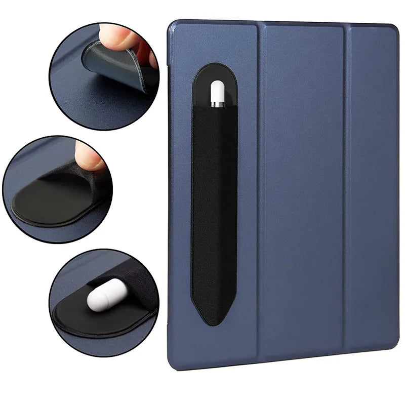 4-in-1 Pack Universal Stylus Holder – Self Adhesive Pencil Sleeve Pouch for Apple Pencil 1 & 2, iPad Pen Case