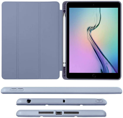 iPad Case with Pencil Holder – Compatible with iPad Air 5 (2022), Pro 11 (2024), 6th–10th Gen, 9.7/10.2/10.5 Inch