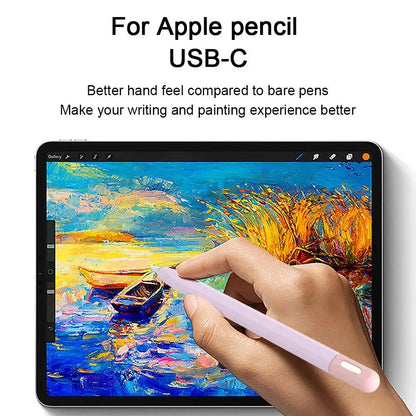 Silicon Case For Apple Pencil 3 USB-C Protective Cover For iPad Pencil Touch Pen Grip Holder Sleeve Portable Stylus Cover