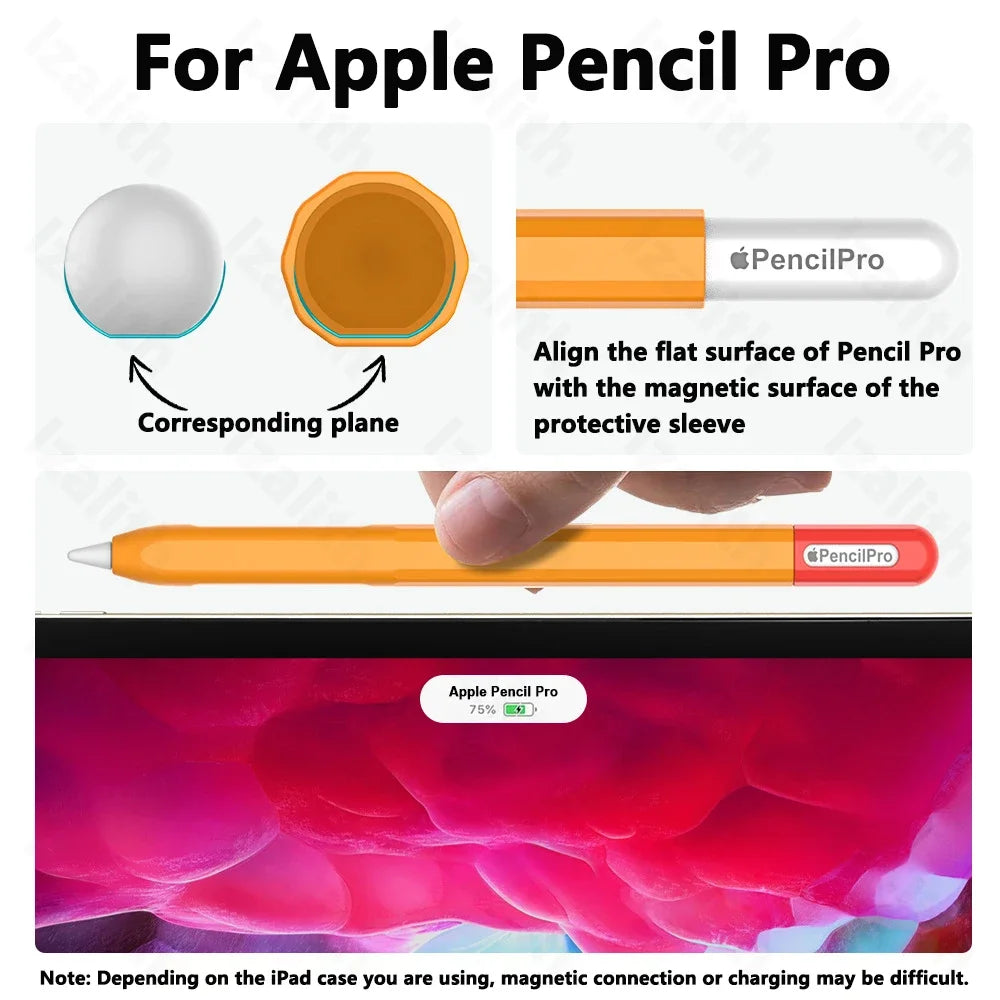 Apple Pencil Pro Case – Ultra Thin Soft Silicone Protective Cover for iPad Pencil Pro