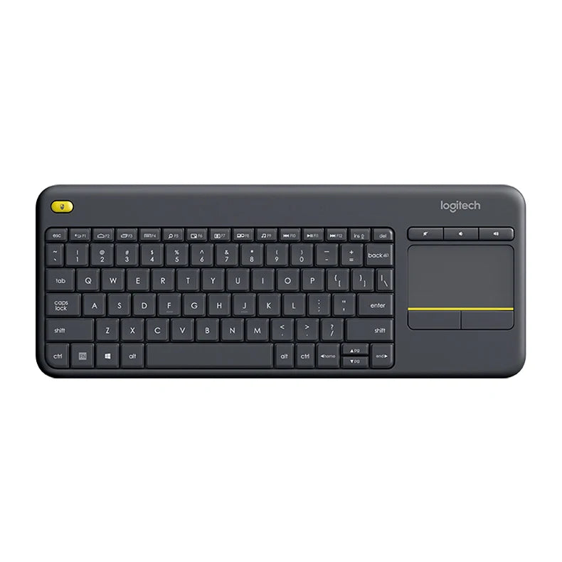 Logitech K400Plus Wireless Keyboard with Touch Panel Android Smart TV PC Laptop Office Keyboard Original binding