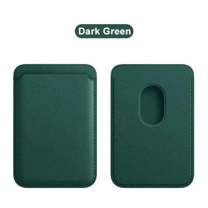 Magnetic Leather Wallet Case for iPhone 15/14/13/12 Pro Max – Card Holder Protective Cover