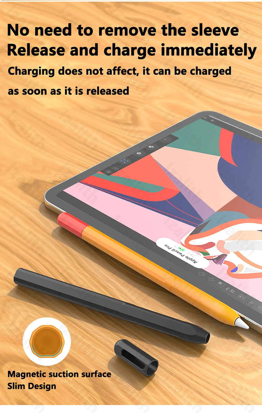Apple Pencil Pro Case – Ultra Thin Soft Silicone Protective Cover for iPad Pencil Pro