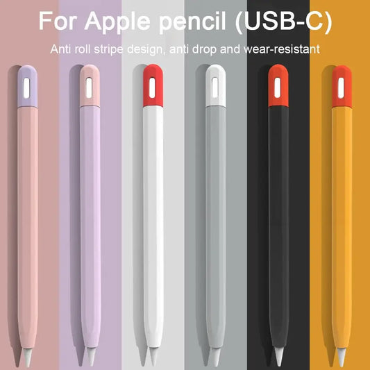 Silicon Case For Apple Pencil 3 USB-C Protective Cover For iPad Pencil Touch Pen Grip Holder Sleeve Portable Stylus Cover