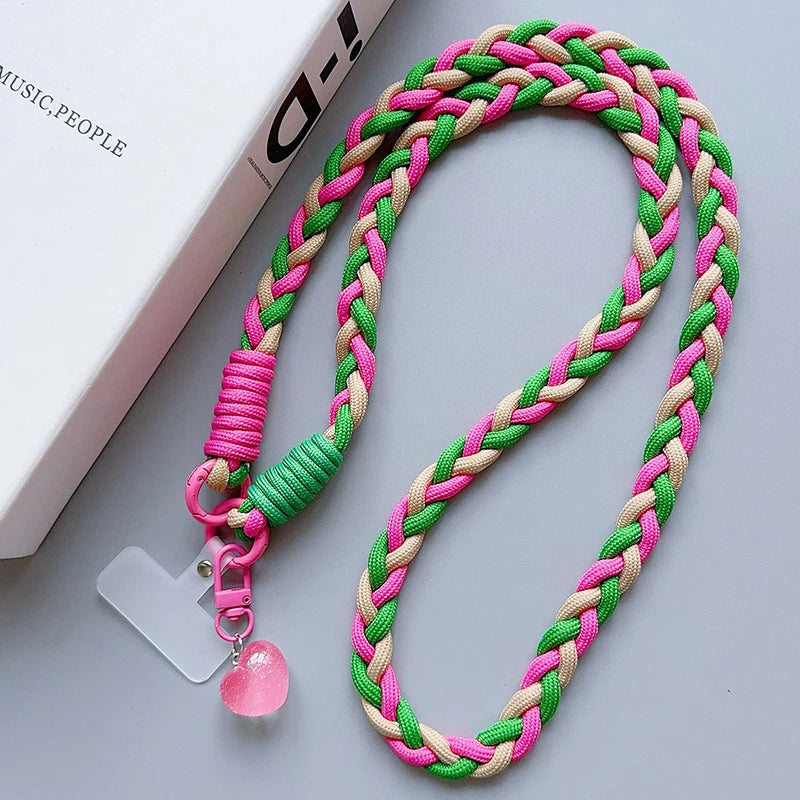Creative Cartoon Universal Phone Lanyard - Long Crossbody Rope with Cartoon Decorative Pendant, Accessory