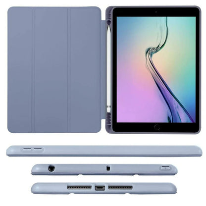iPad Case with Pencil Holder – Compatible with iPad Air 5 (2022), Pro 11 (2024), 6th–10th Gen, 9.7/10.2/10.5 Inch