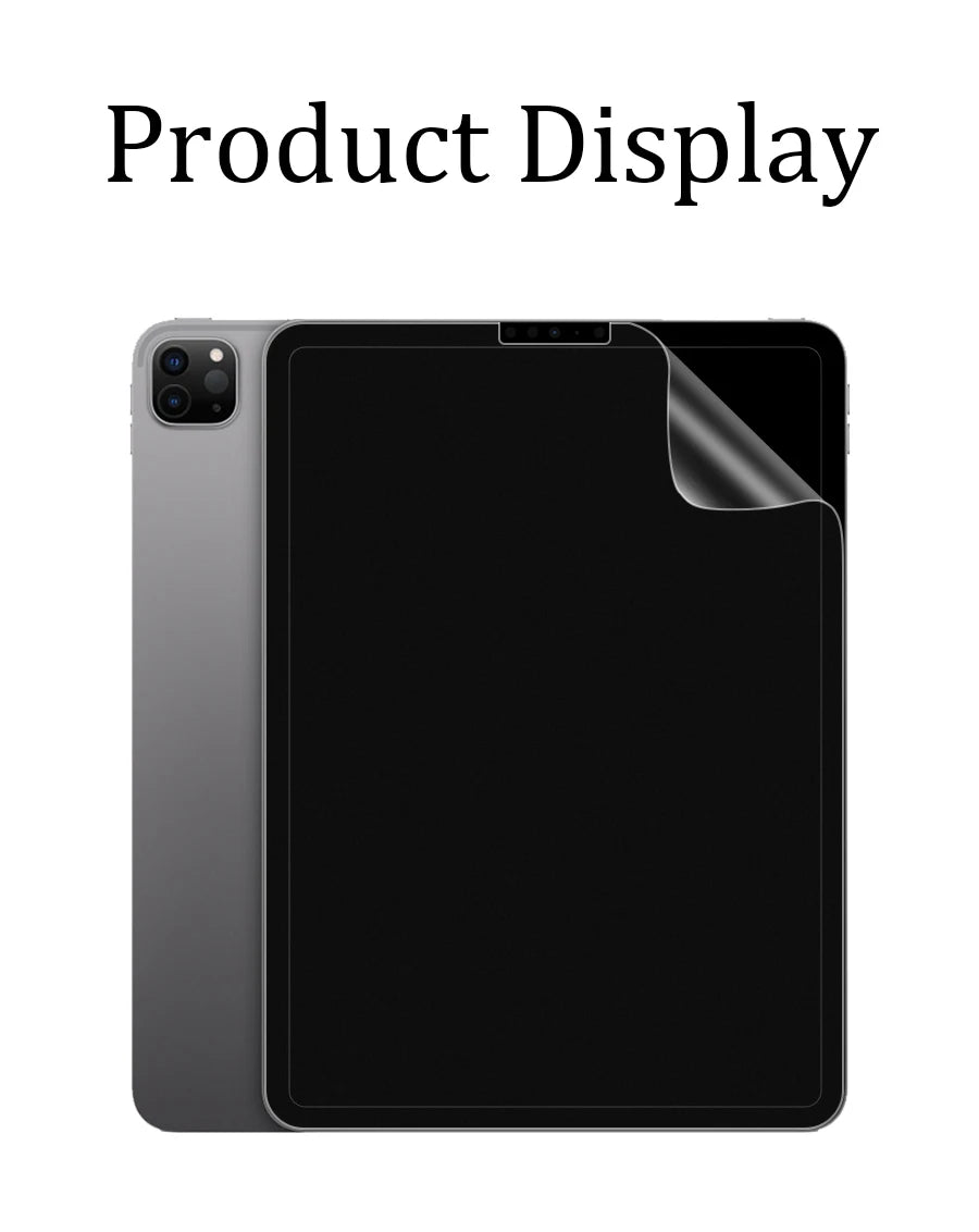 Matte Screen Protector for iPad Air 5/4/3/2 & Pro 11/12.9 – Paperlike Film for Writing & Drawing