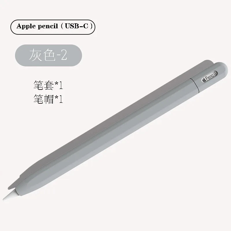 Silicon Case For Apple Pencil 3 USB-C Protective Cover For iPad Pencil Touch Pen Grip Holder Sleeve Portable Stylus Cover