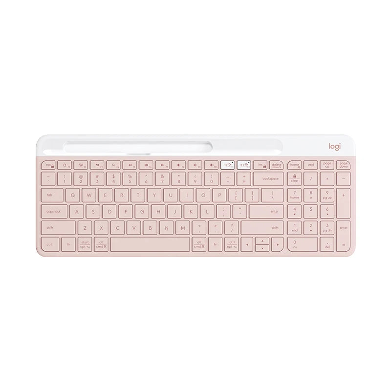 Logitech K580 Wireless Keyboard Portable Thin Light Multi-device Office Keyboard For PC Tablet Laptop Ipad Office Computer