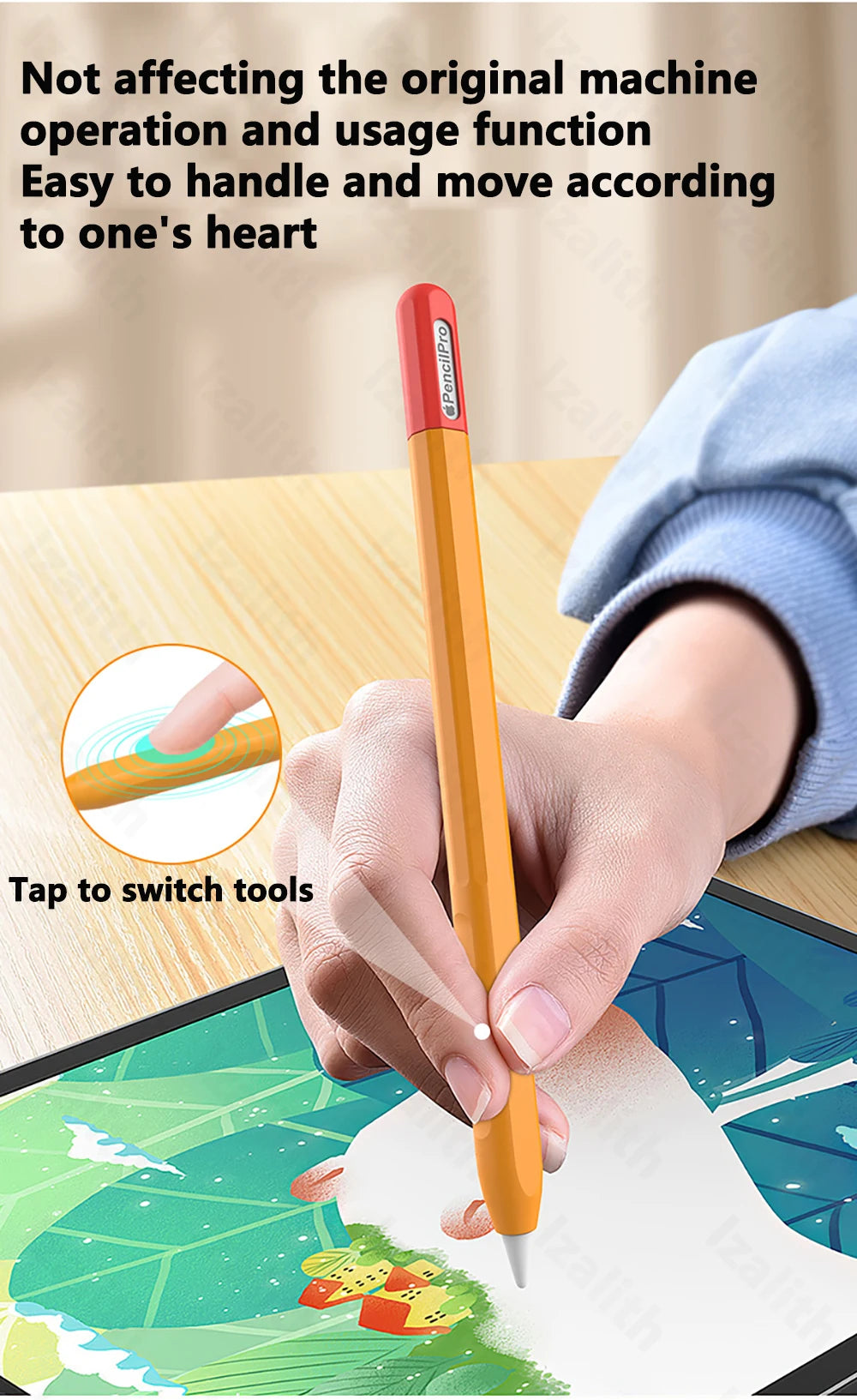 Apple Pencil Pro Case – Ultra Thin Soft Silicone Protective Cover for iPad Pencil Pro