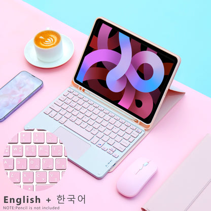 iPad Keyboard Case with Wireless Mouse – Magic Keyboard Cover for iPad 9th/10th Gen, 7th/8th, Pro 11 M4, Air M3/5/4