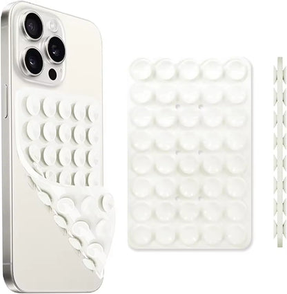 Silicone Suction Cup Phone Case – Double Sided Hands-Free Strong Grip Mount for iPhone & Android