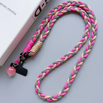 Creative Cartoon Universal Phone Lanyard - Long Crossbody Rope with Cartoon Decorative Pendant, Accessory